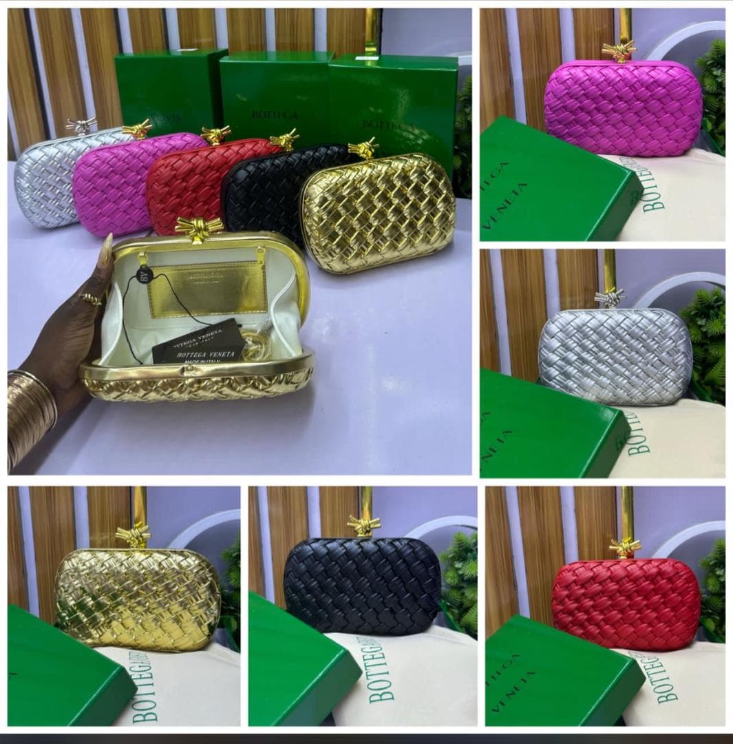 Bottega design clutch bag